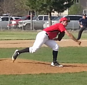 Senior Jardon Weems throws his second complete game shut out in a row.